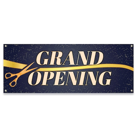 Grand Opening Banner Concession Stand Food Truck Single Sided